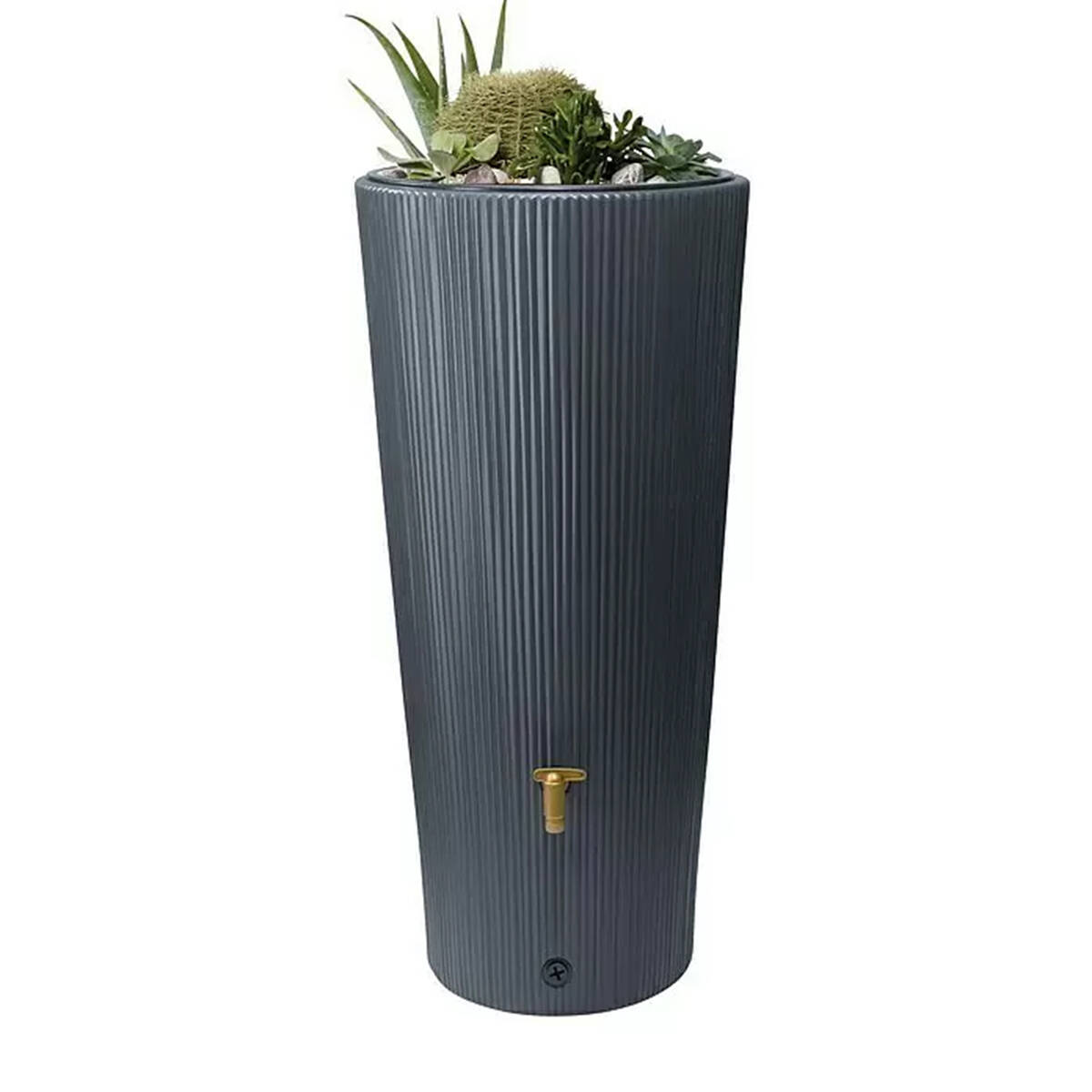 4rain Regenspeicher » Vaso Decor 2in1 « Graphite grey, 220 Liter
