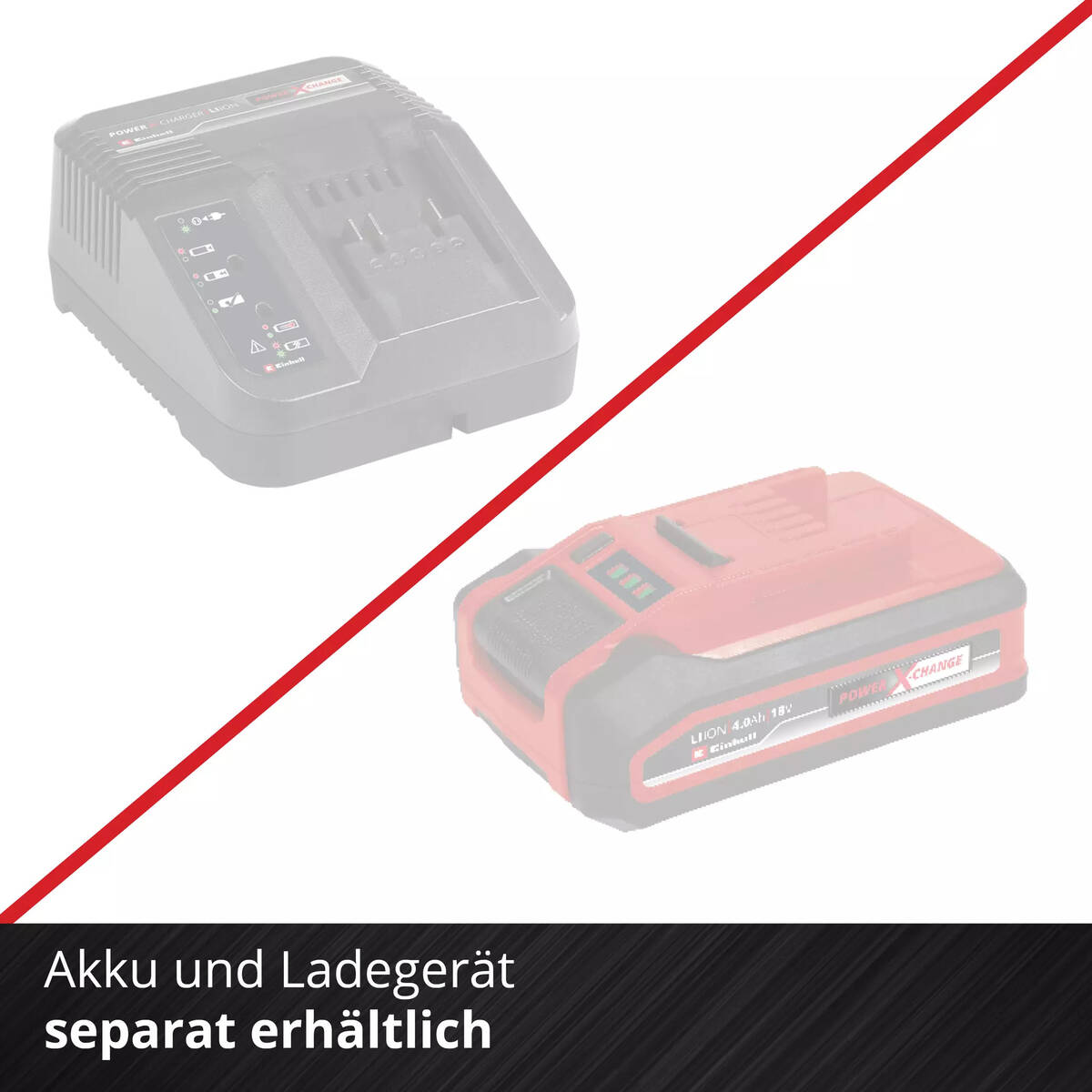 Einhell Akku-Heckenschere » GC-CH 18/40 Li Solo « 18 V, Power X-Change