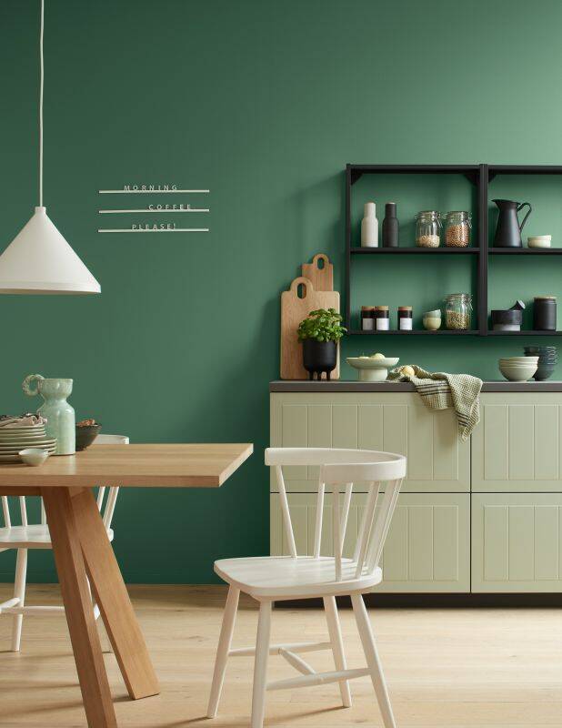 Alpina Pure Farben » Rosmaringrün « 2,5 l, Wand- und Deckenfarbe