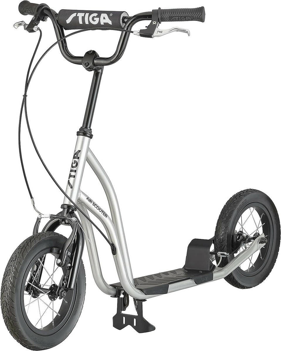♦ OUTLET ♦ STIGA Tretroller » Air Scooter 12 Zoll « Vollgummireifen, Handbremsen
