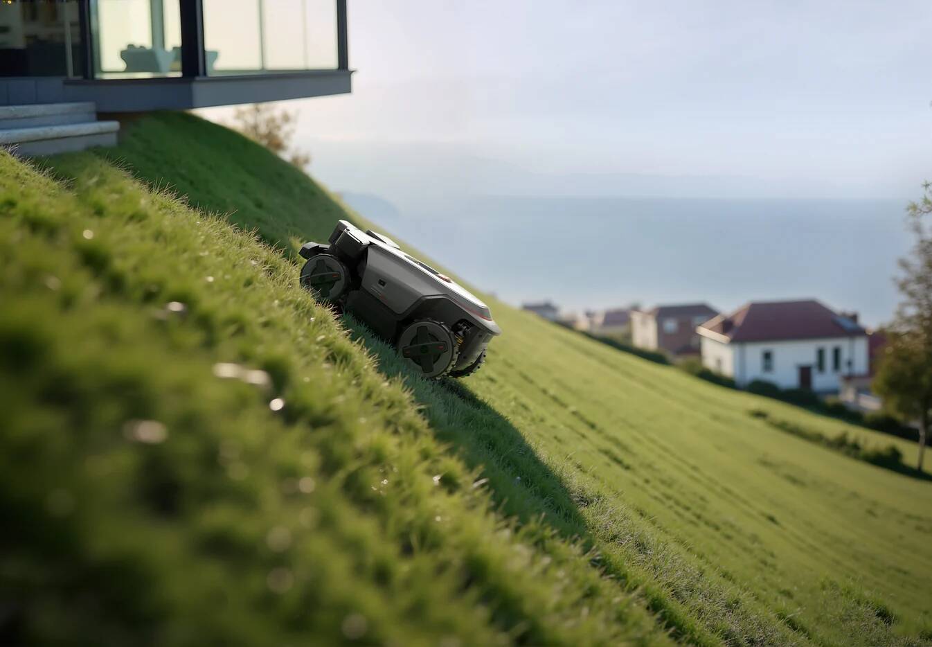 Roborock Mähroboter » RockMow Z115 AWD « KI-fähig, 80 % Steigung