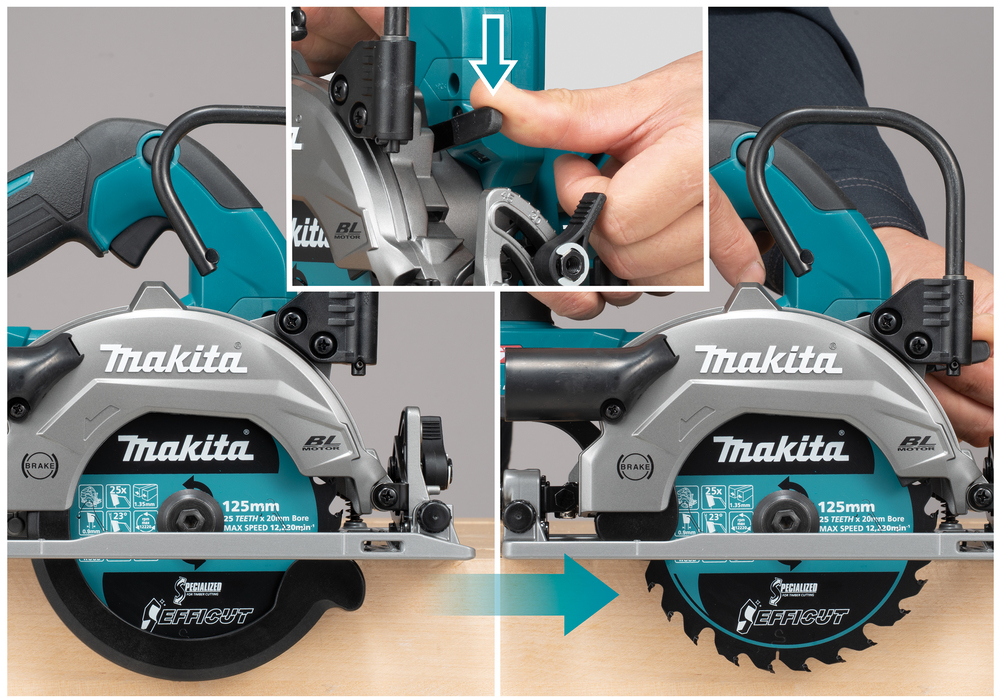 Makita Akku-Handkreissäge » HS014GZ « 40 V, XPT, 6400 min⁻¹
