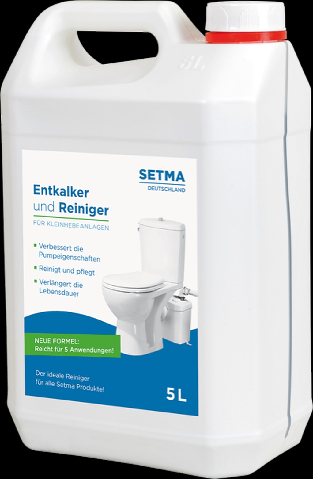 SETMA Reiniger für Kleinhebeanlagen, Entkalker, 5 Liter SETMA Reiniger für Kleinhebeanlagen, Entkalker, 5 Liter
