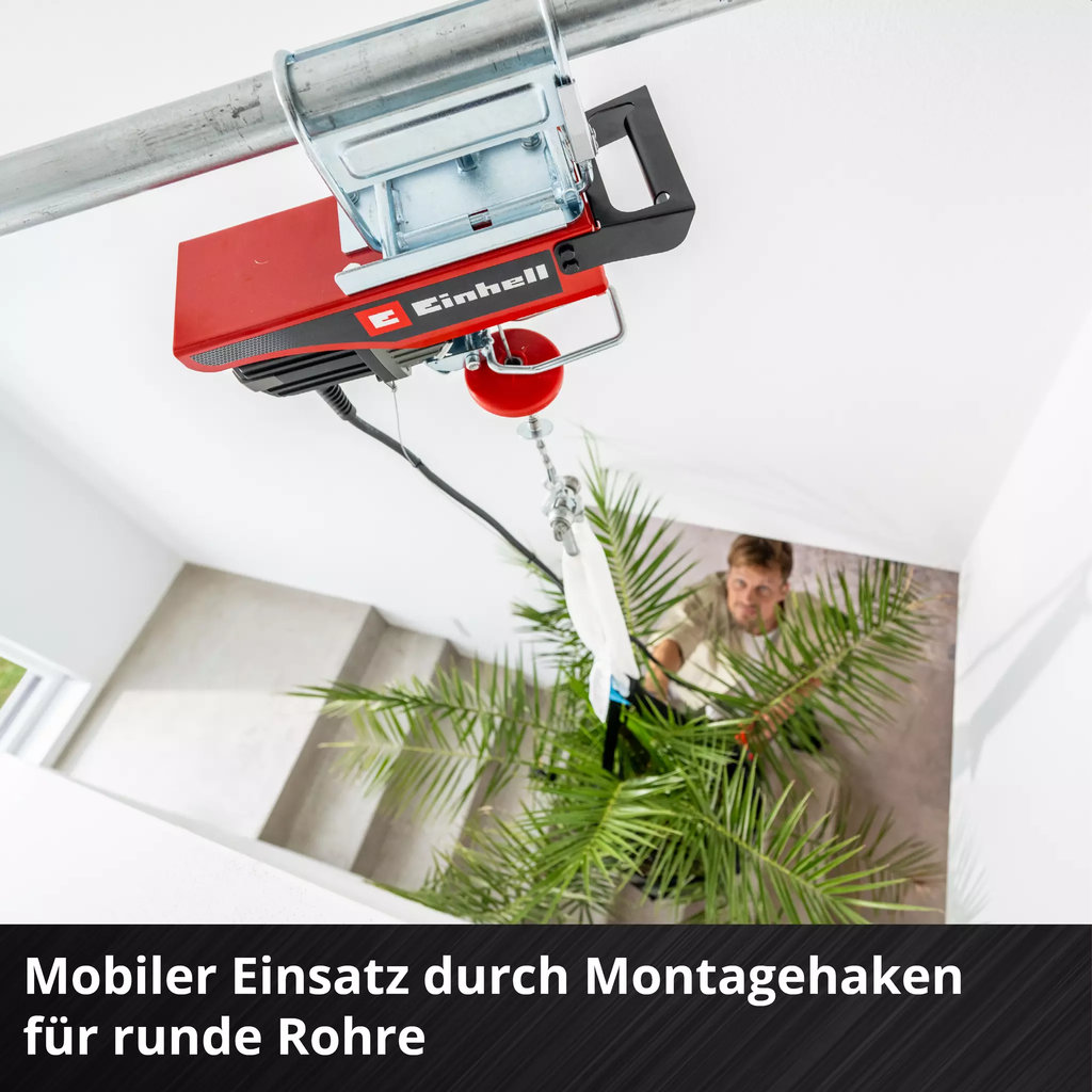 Einhell Akku-Seilhebezug » TE-EH 18/250 Li BL-Solo « bis 125 kg