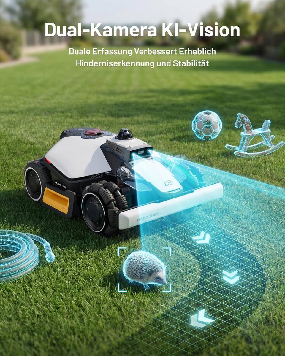 Mammotion Mähroboter » Luba mini 2 AWD 1500 « Dual-AI-Vision, LiDAR