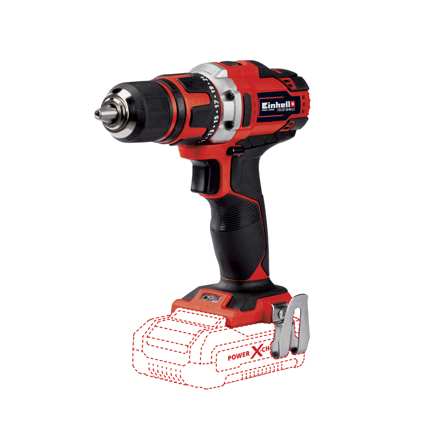 Einhell Akku-Bohrschrauber » TE-CD 18/40 Li-Solo « Power X-Change