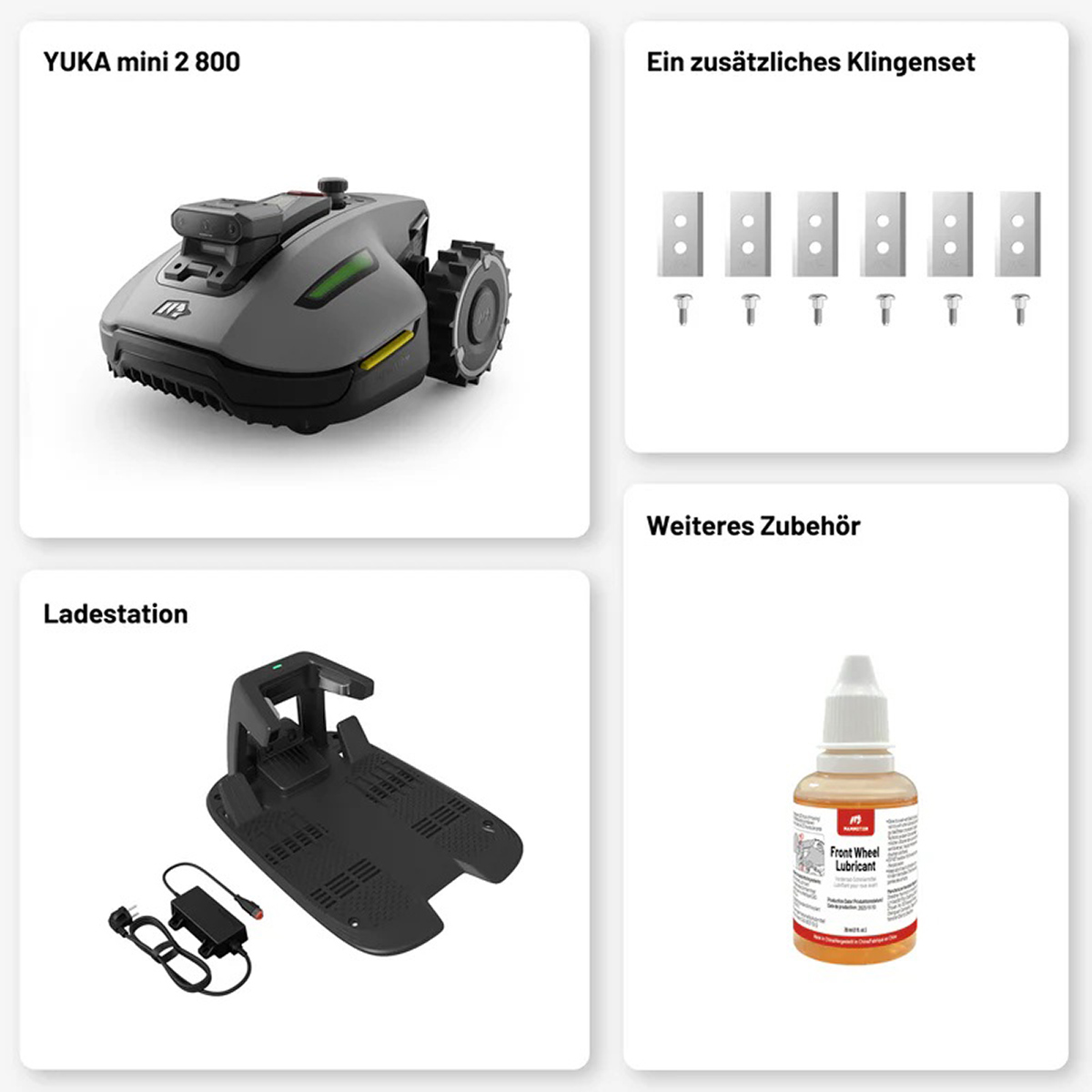 Mammotion Mähroboter » YUKA mini 2 800 « 45 %, Tri-Kamera-AI-Vision