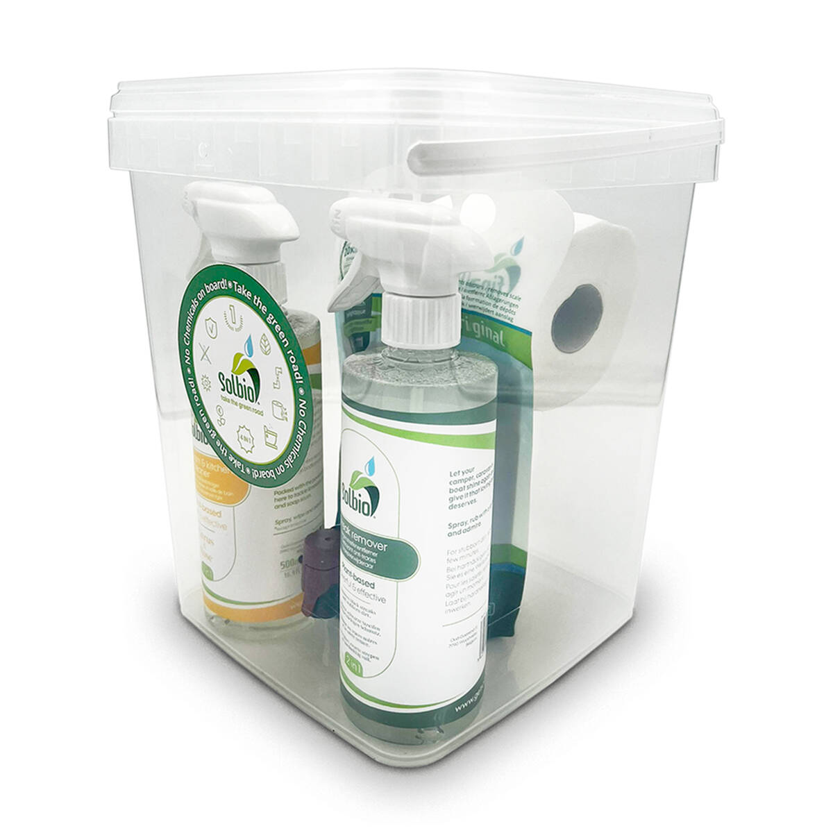 Solbio Camping-Zubehör » StarterKit « Reiniger, Bambus-WC Papier, uvm.