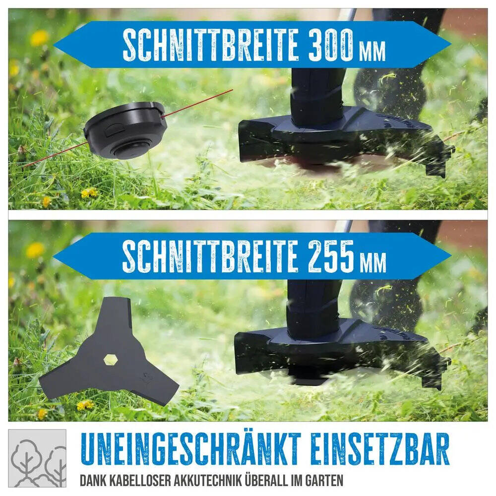 Güde Akku Freischneider » FS 18-401-30 « 18 V, Brushless, 4,0 Ah