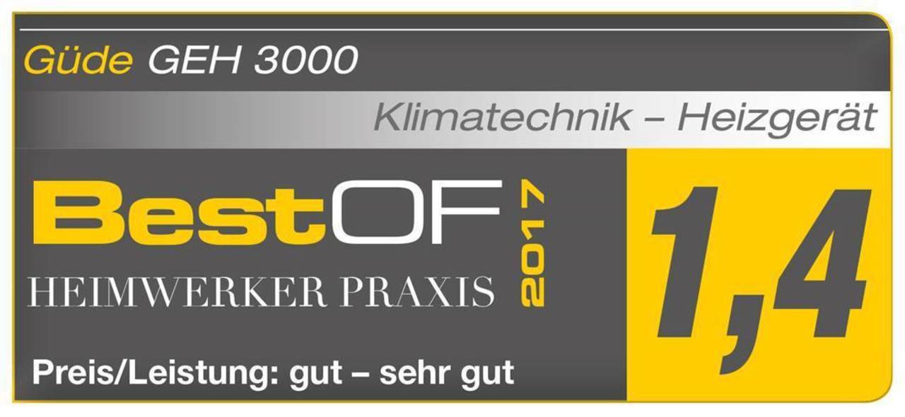 ♦ OUTLET ♦ Güde Elektroheizer GEH 3000, 230V, 3 kW Heizleistung, Heizgebläse