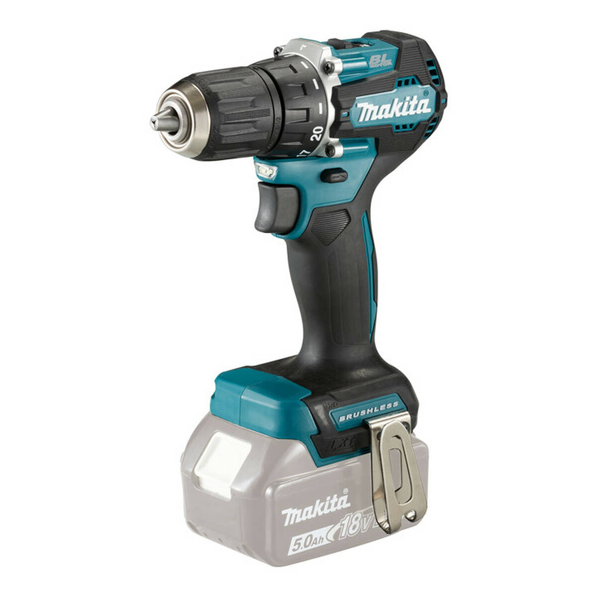 Makita Akku-Bohrschrauber » DDF487Z « LED-Leuchte, 40 Nm, brushless Makita Akku-Bohrschrauber DDF487Z