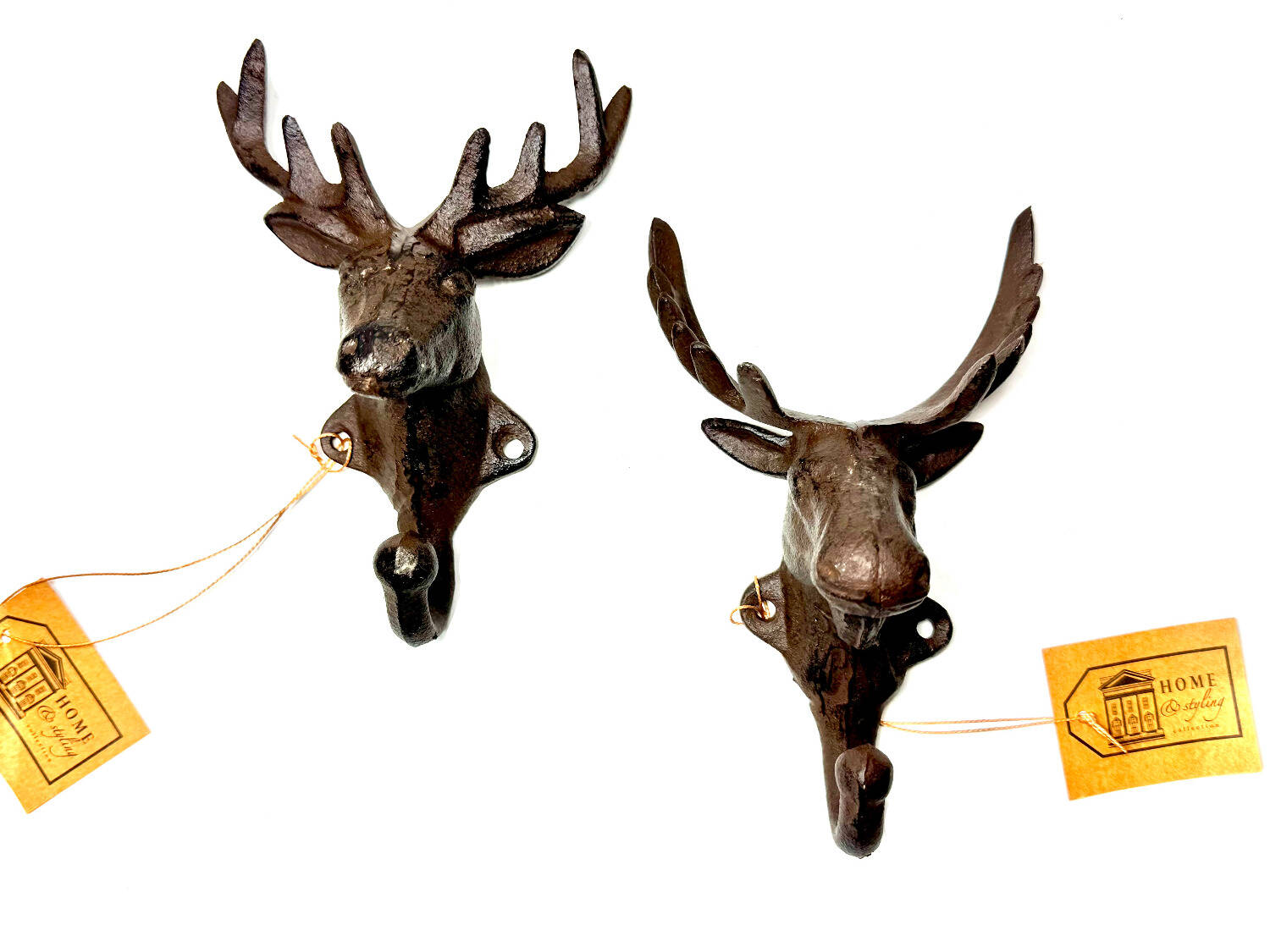 Home & Styling Collection Kleiderhaken » Hirschköpfe « 2er Set