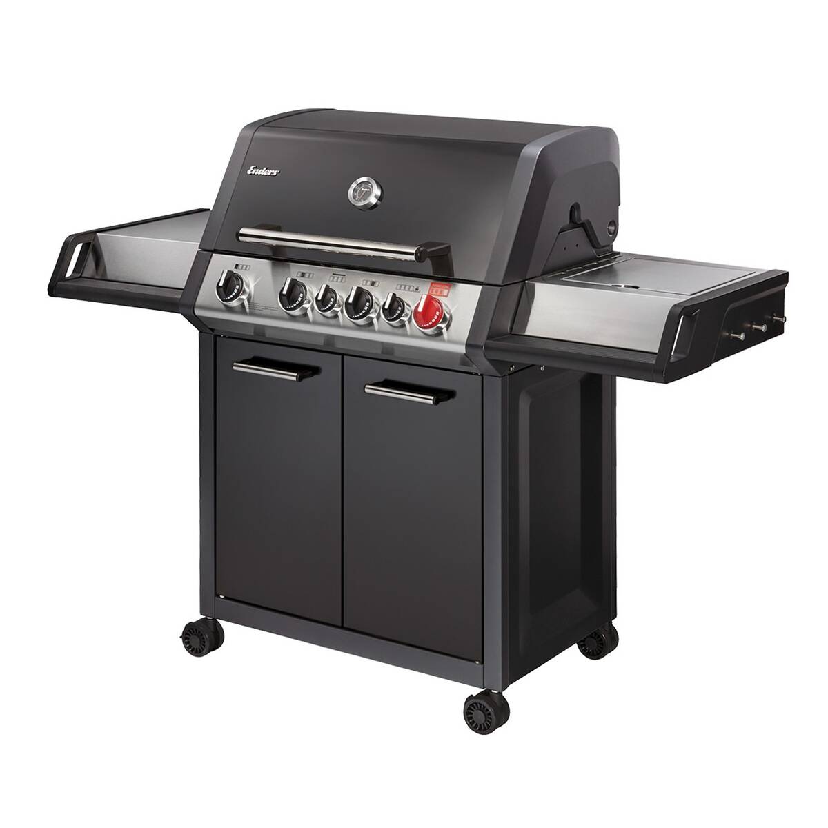 Enders Gasgrill » Monroe BLACK Pro 4 IK Turbo « 21,1 kW , TURBO ZONE™
