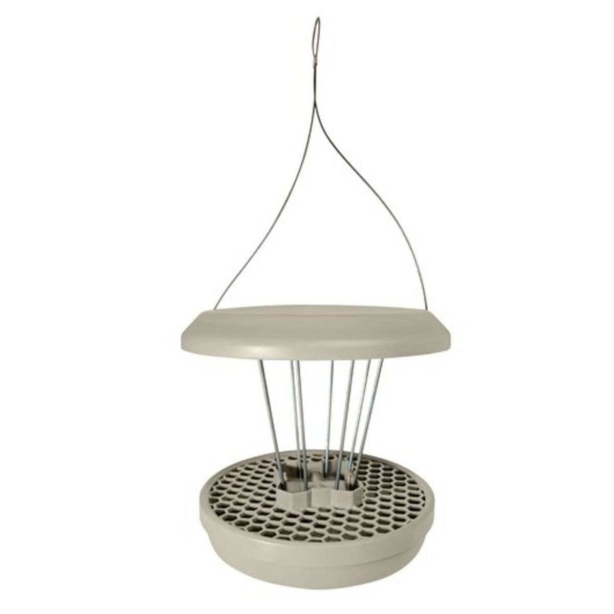 SWISSINNO Vogel-Futtersilo » LUCERNE « Hellgrau, Nagerschutz