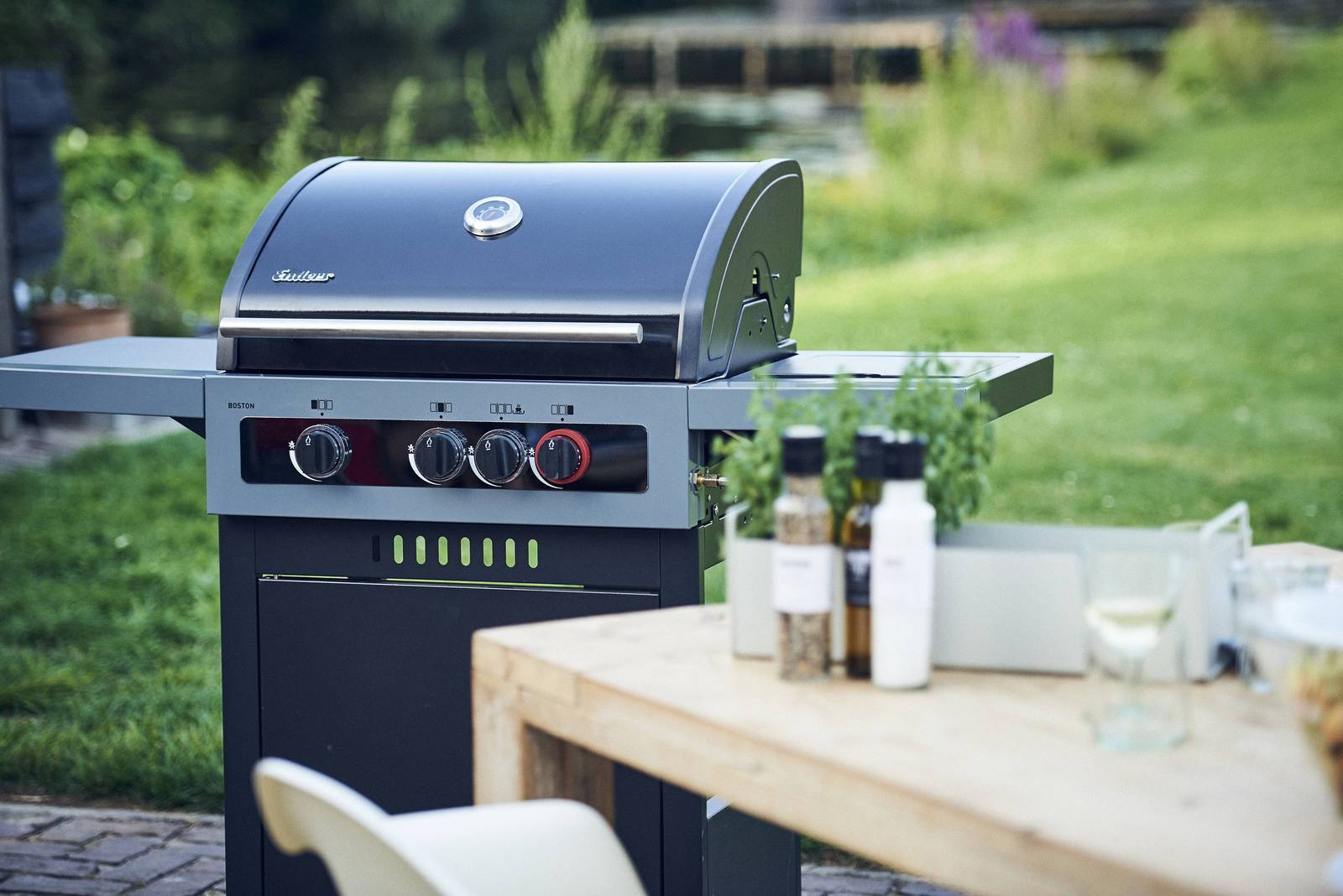 Enders Gasgrill »Boston 3K Turbo« Black - 13,65 kW - 3-Brenner