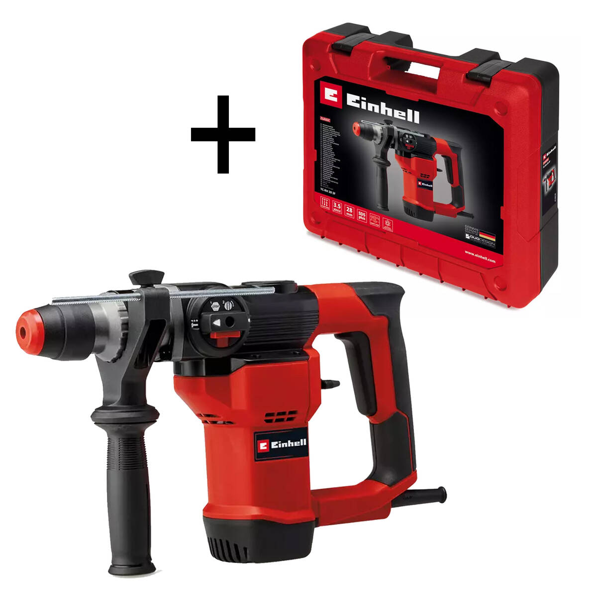 Einhell Bohrhammer » TC-RH 28 3F « SDS-Plus, 3,5 Joule, Ergo, 950 Watt