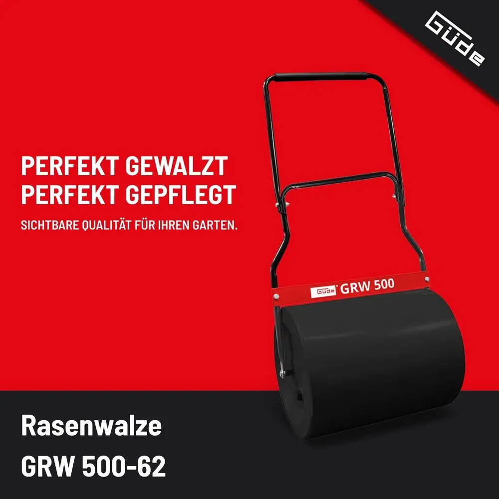 Güde Rasenwalze » GRW 500-62 « 74 kg, mit Sand oder Wasser befüllbar