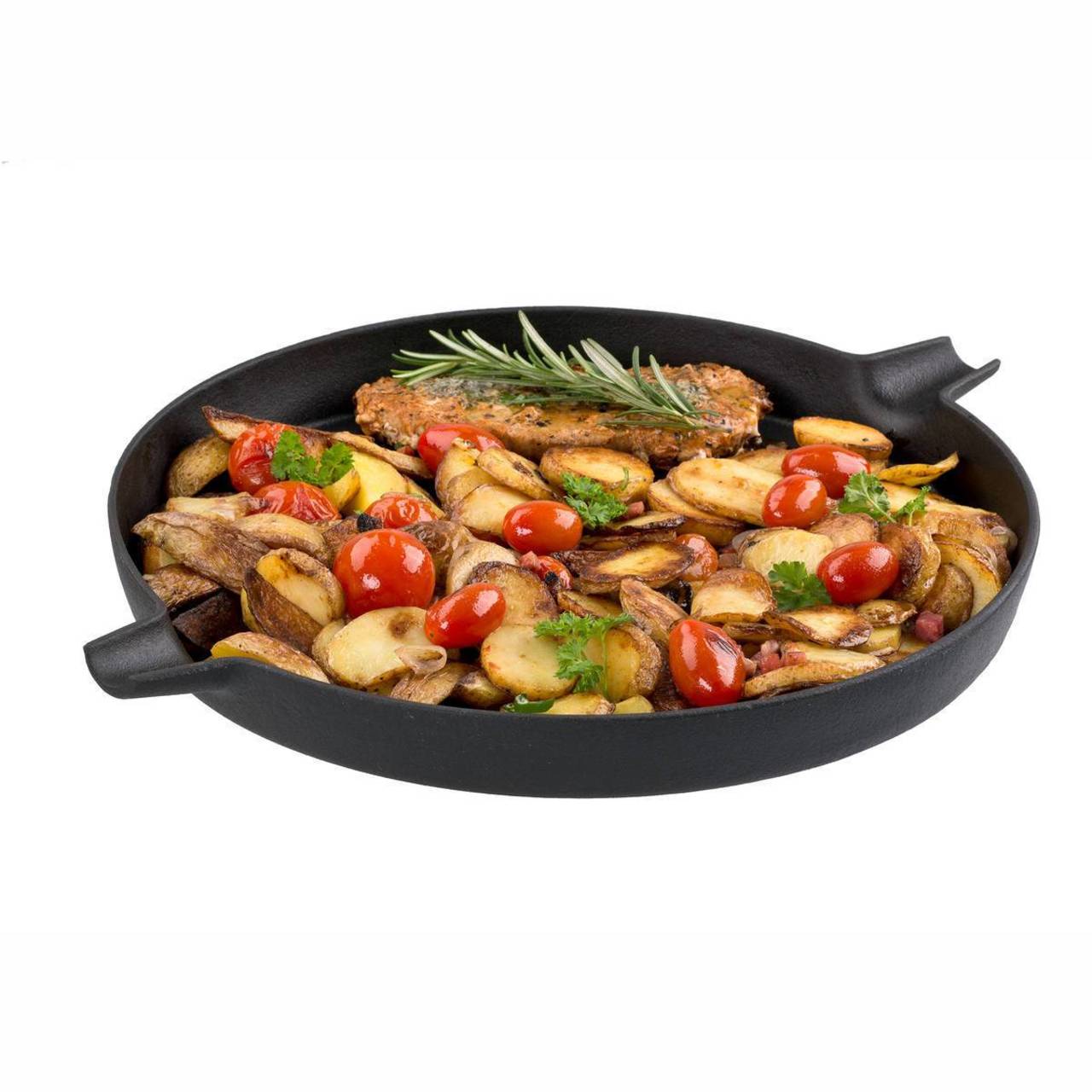 Mr. Gardener / Tepro Guss-Pfanne-Einleger für Rost-In-Rost, Gusspfanne, Pfanne