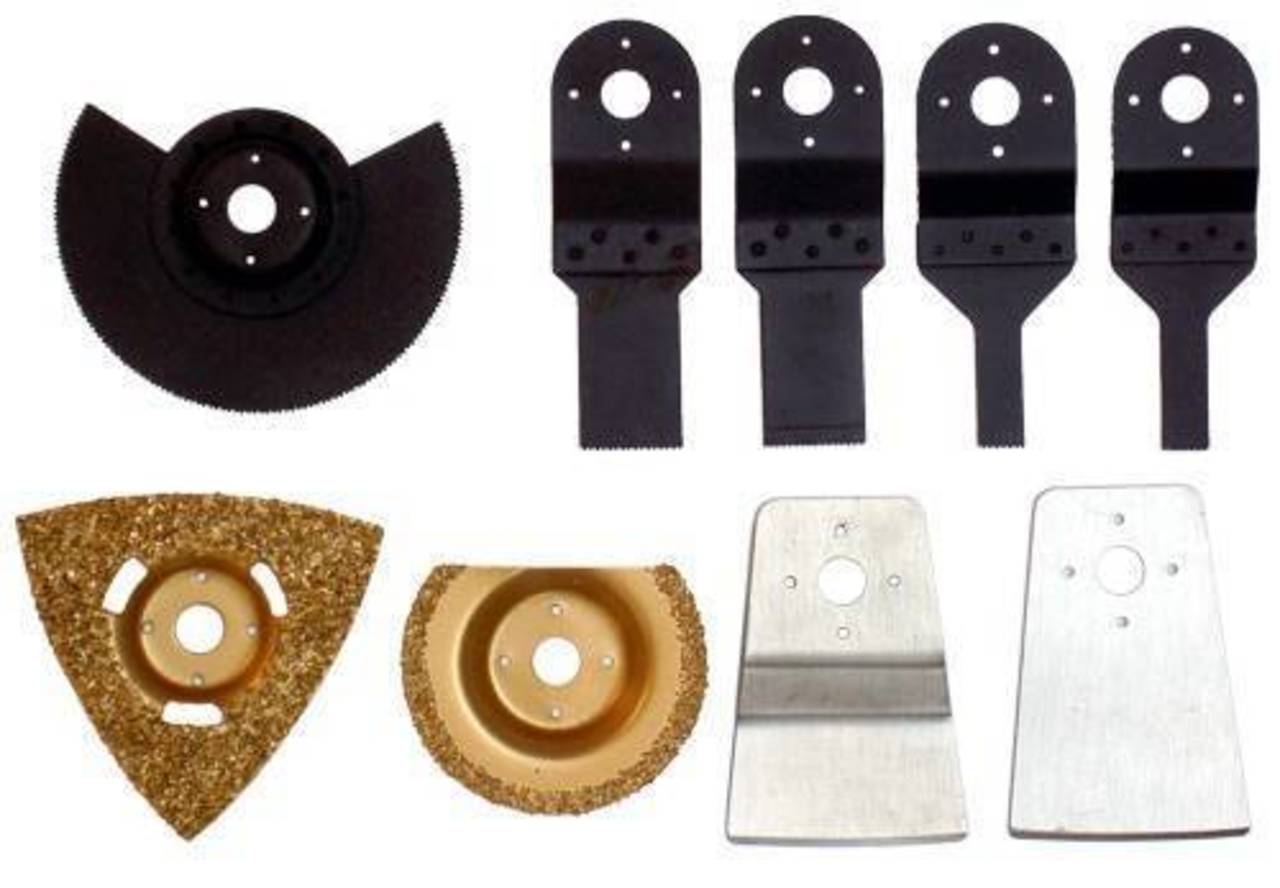 9 tlg Zubehör Set für Multifunktionswerkz. Batavia Ferm