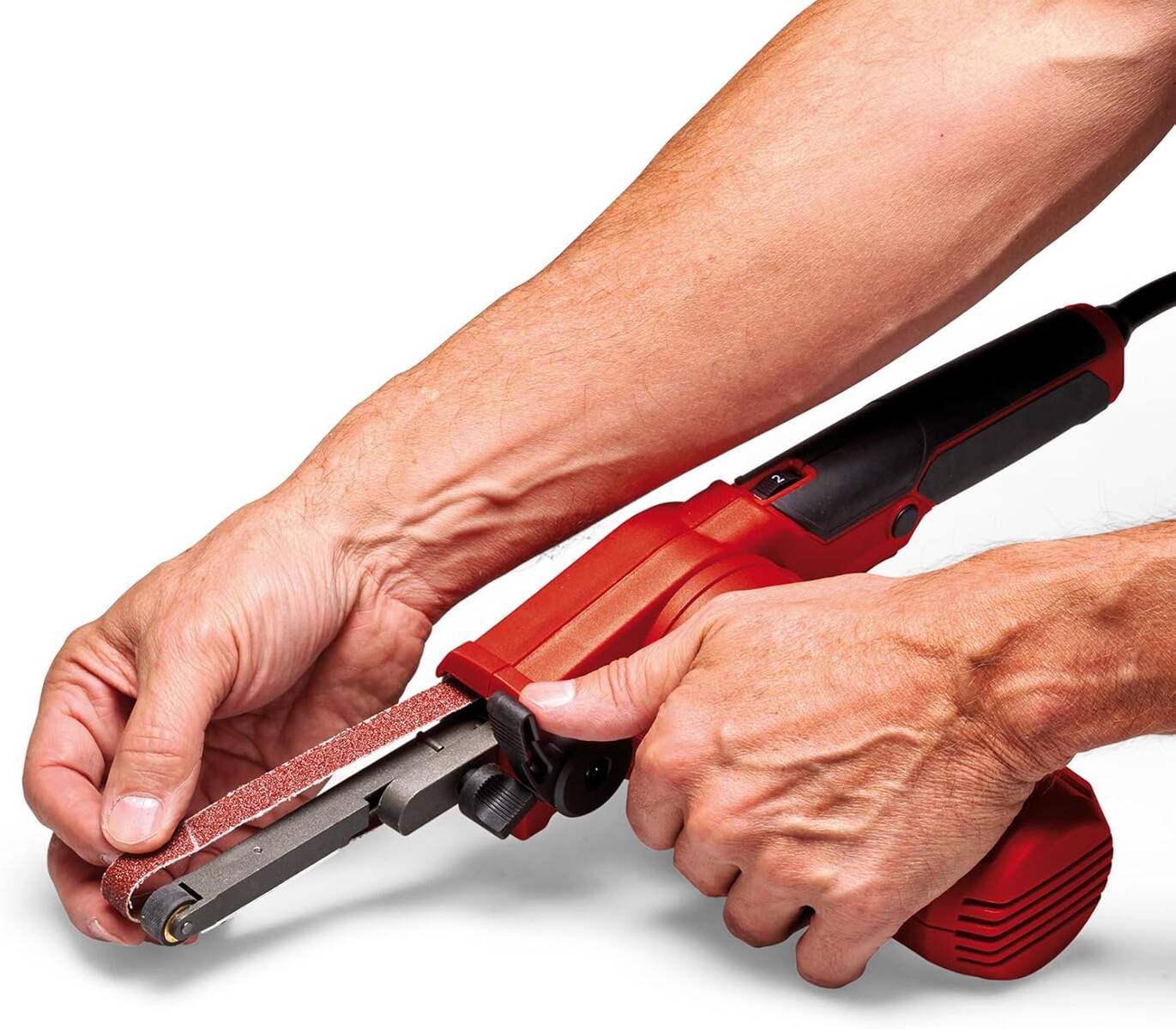 Einhell Bandfeile » TC-BF 500 E « Softgrip, 500 W, inkl. Schleifbänder