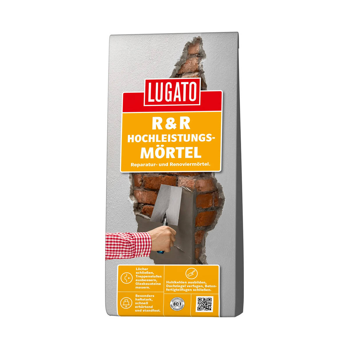 Lugato Renoviermörtel » R & R Hochleistungsmörtel « 5 kg