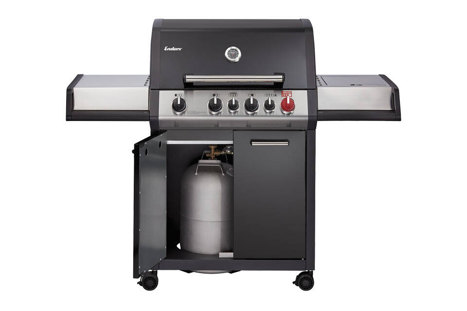 Enders Gasgrill » Monroe BLACK Pro 4 IK Turbo « 21,1 kW , TURBO ZONE™