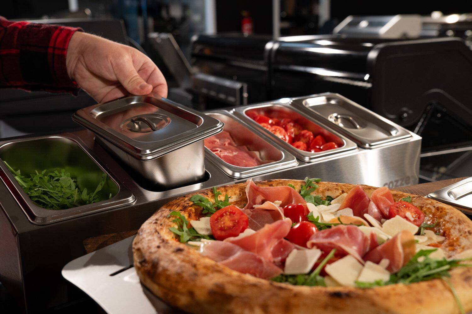 Cozze Pizza Topping Station » 90325 « mit 5 Fächern
