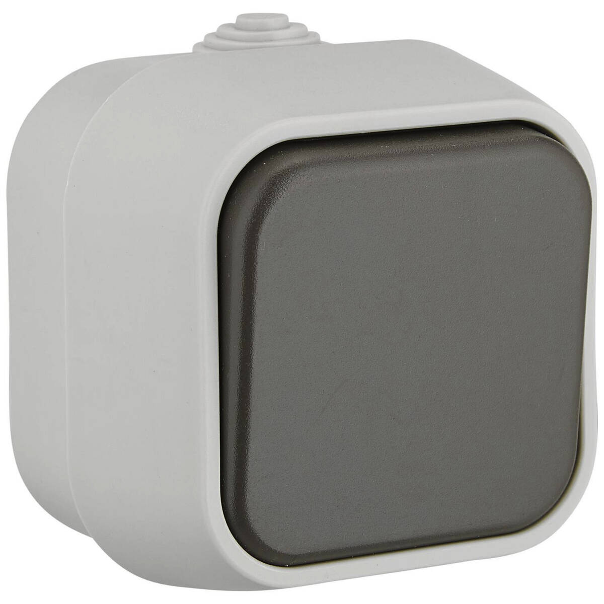 GO/ON Aufputz Wechselschalter » Grau « 230 V