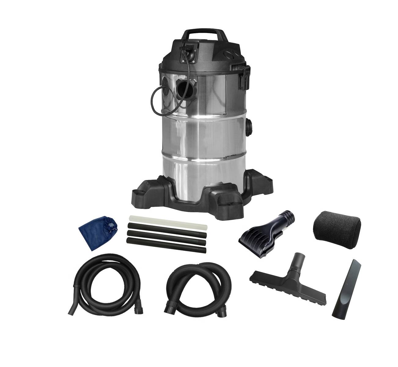 Heissner Teichschlammsauger » Non-Stop « Edelstahl 30l, Förderhöhe 7 m