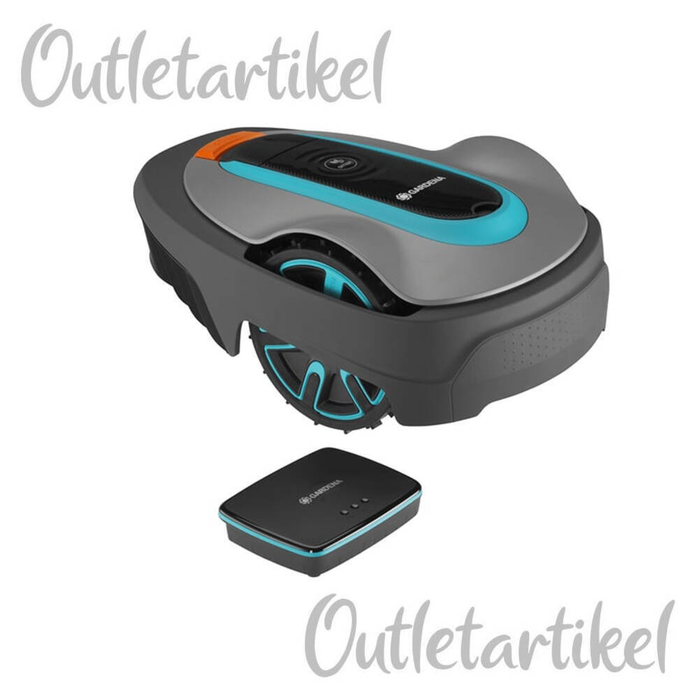 ♦ OUTLET ♦ Gardena Mähroboter » smart SILENO city 400 « inkl. Gateway und LONA™ Outletartikel Gardena Mähroboter 19605-60