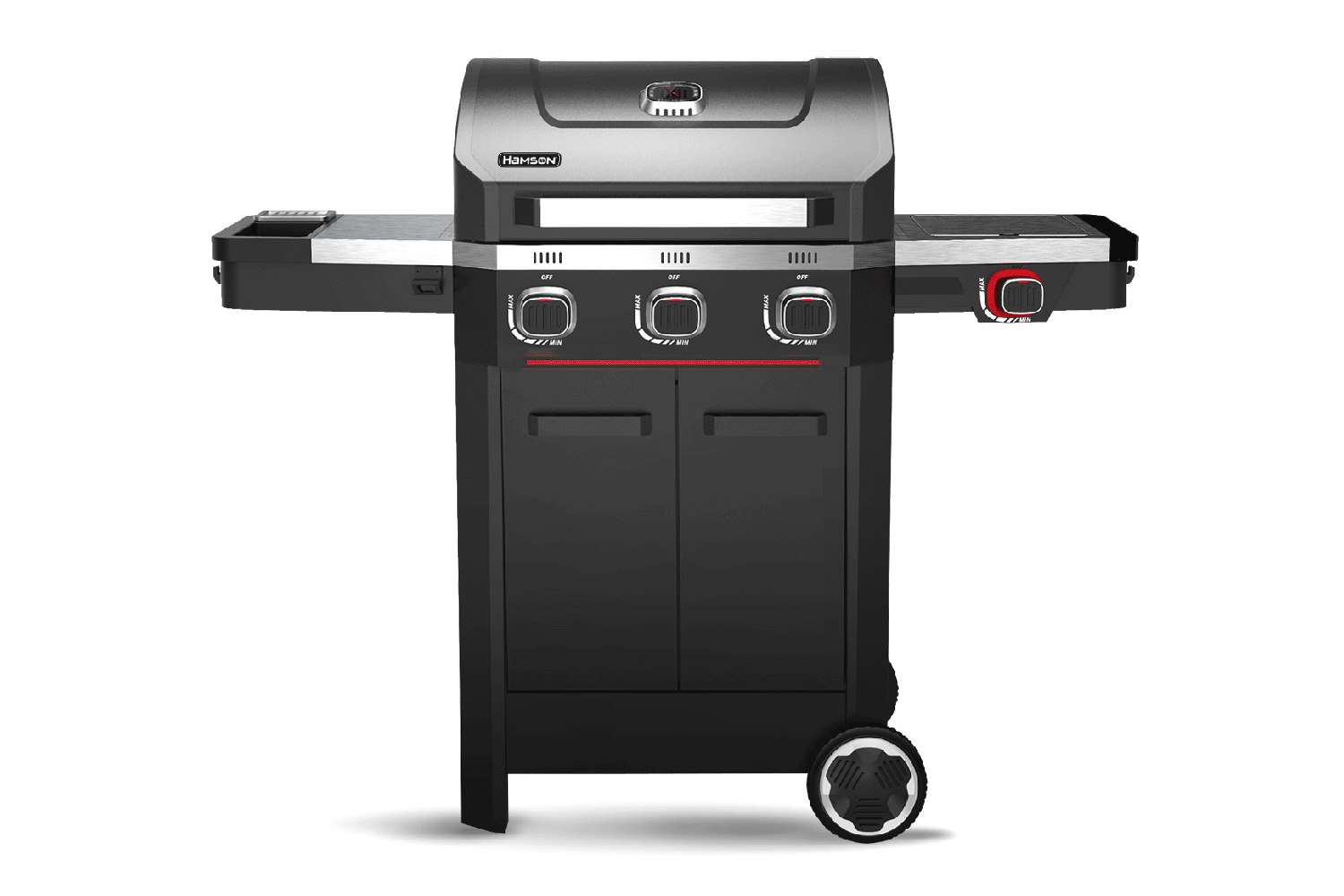 Hamson Gasgrill » Mercury 3T « 13,2 kW Seitenbrenner