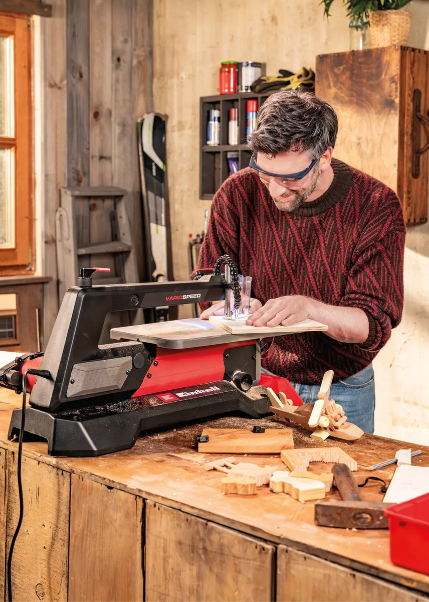 Einhell Dekupiersäge » TE-SS 406 Vario FP « 130 W, neigbar bis 45°