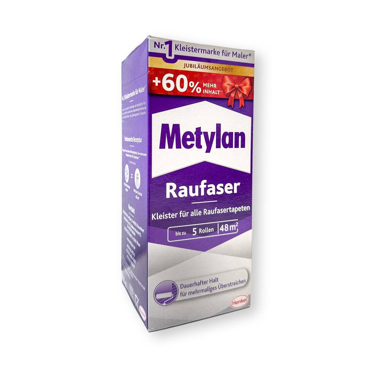 Henkel Tapetenkleister » Metylan Raufaser « 300 g Sonderedition, +60 %