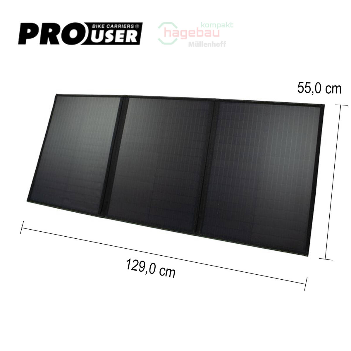 Pro-User Solarpanel faltbar » für Kompressor-Kühlbox CB45 « 100 Watt