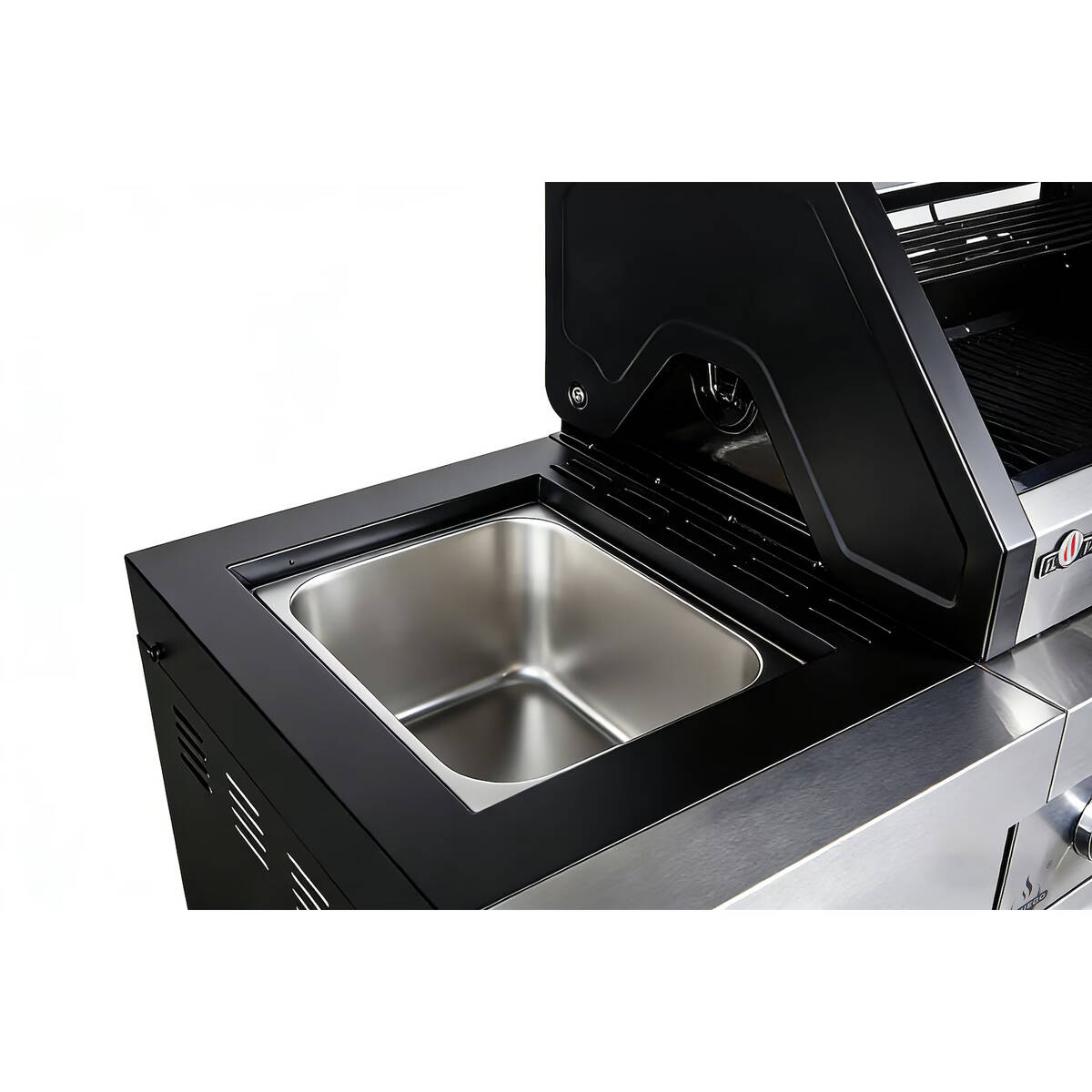 El Fuego Grillküche » Augusta 4+1 « 17 kW, Seitenbrenner, Ablagen