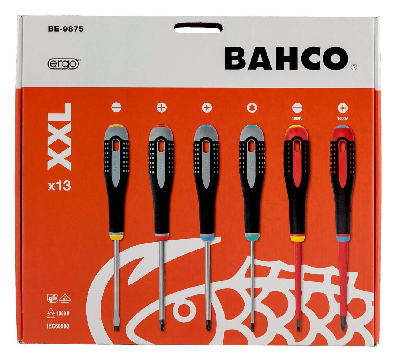 Bahco Ergo™ Schraubendreher-Satz » BE-9875 « 13-tlg XXL