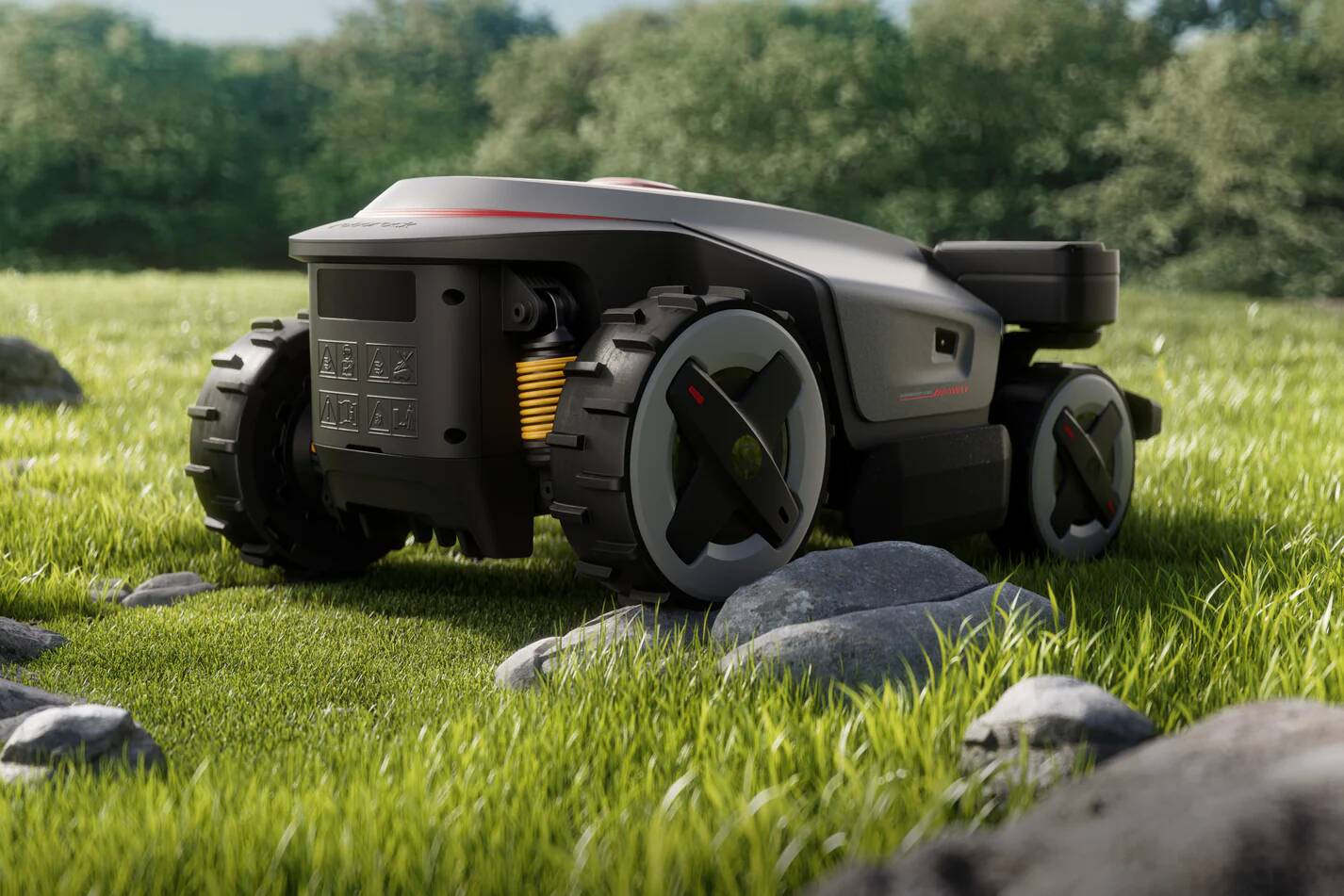 Roborock Mähroboter » RockMow Z115 AWD « KI-fähig, 80 % Steigung