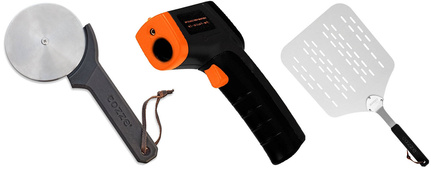 Cozze Pizza Starter Kit » 90380 « Paddel, Pizzaschneider, Thermometer