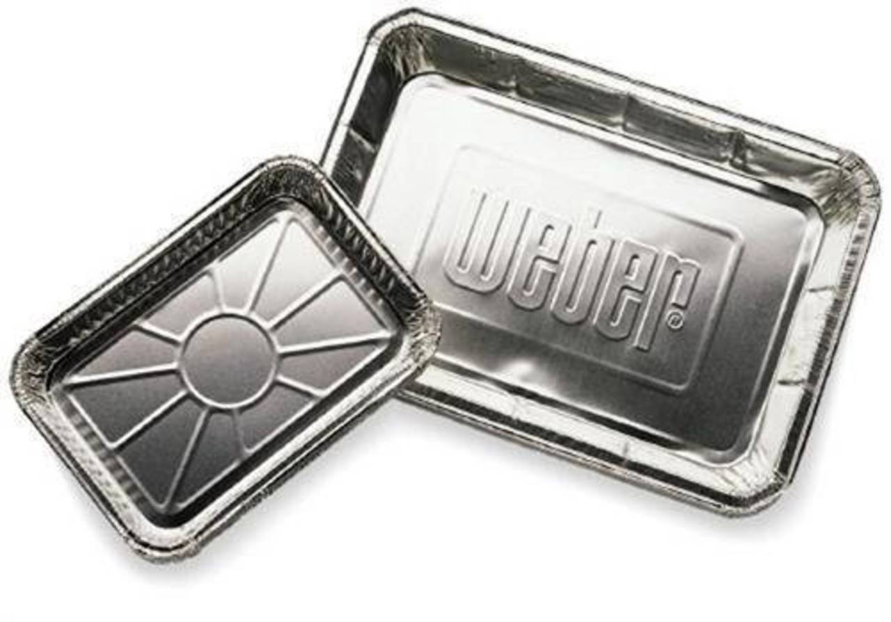 Weber Alu Tropfschalen Klein (Inhalt 10 Stück) 6415