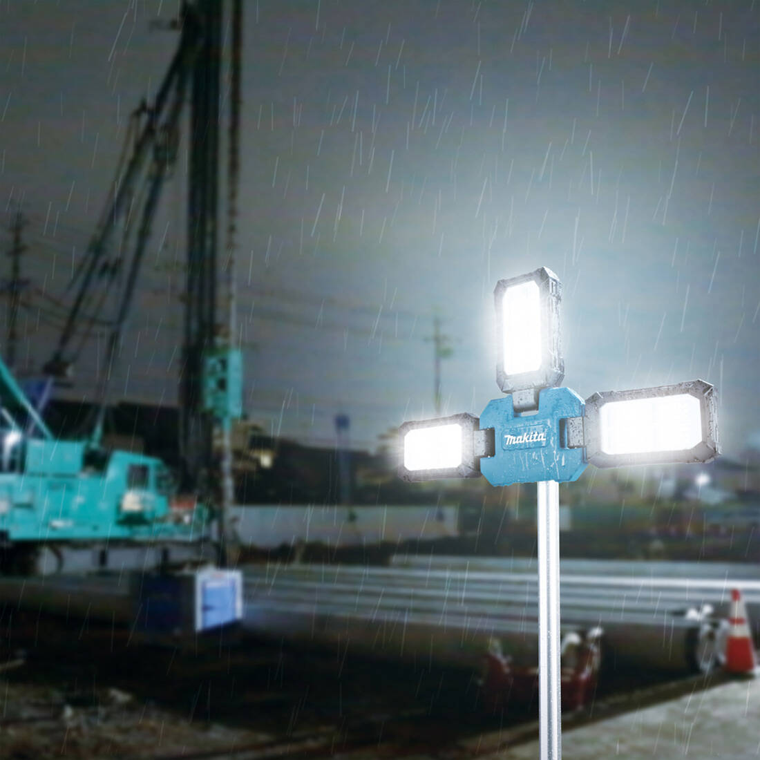 Makita Akku-Baustrahler » ML014G « LED, 1100 - 15000 Lumen