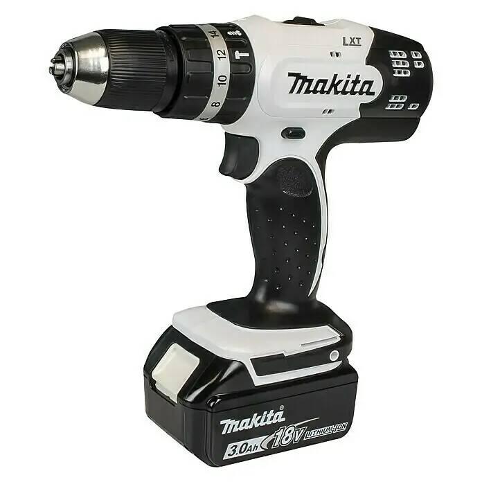 Makita Akku-Bohrschrauber » DHP453RFEW « Sonderedition Weiß 18 V