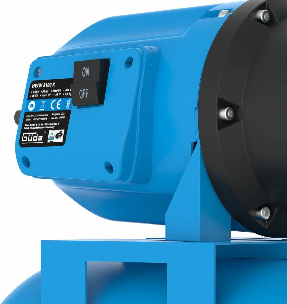 Güde Hauswasserwerk » HWW 3100 K « Fördervolumen 3600 l/h