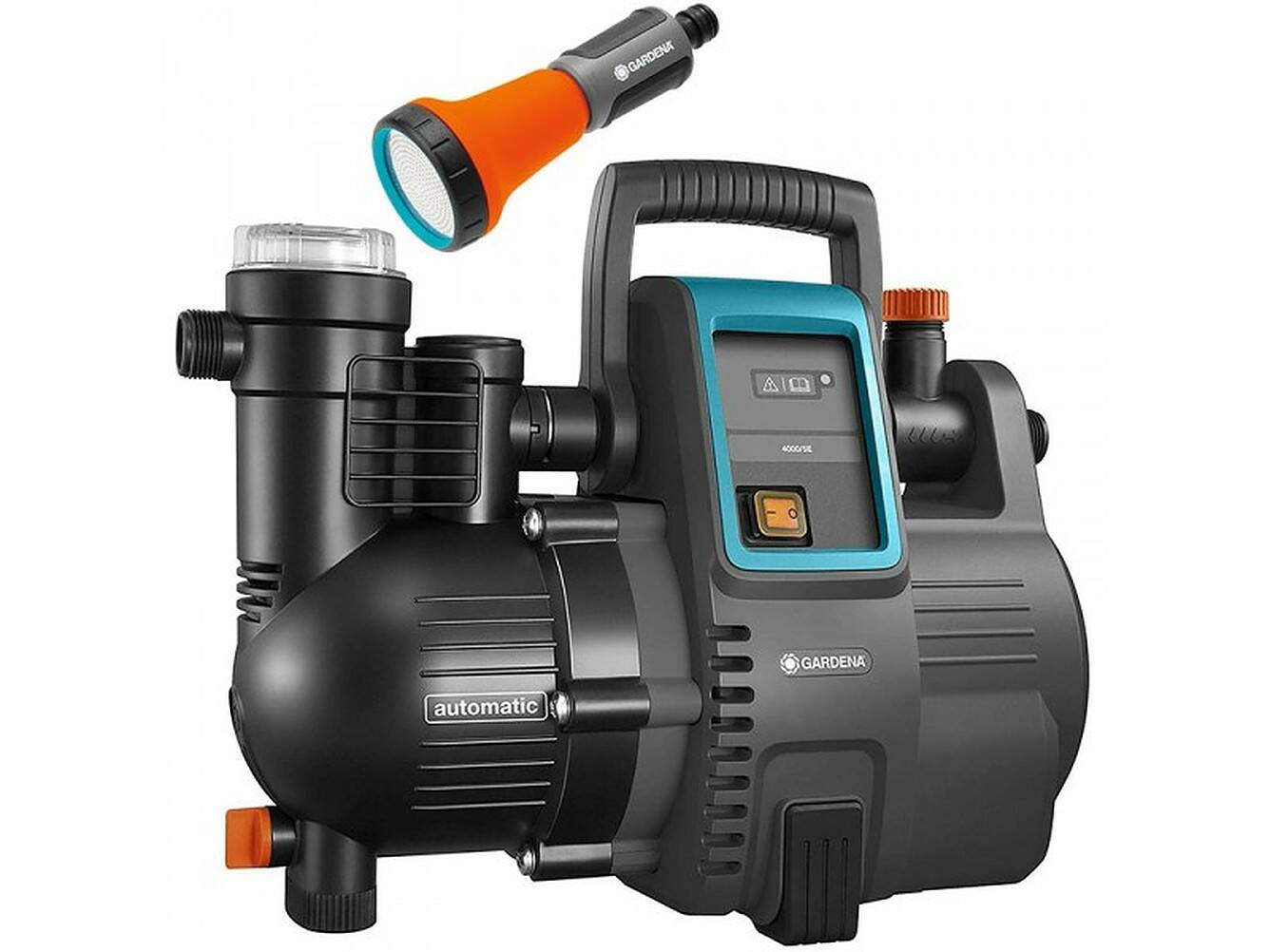 Gardena Hauswasser-Automat » 4000/5 « Mit 2 Pumpenausgängen & Feinsieb