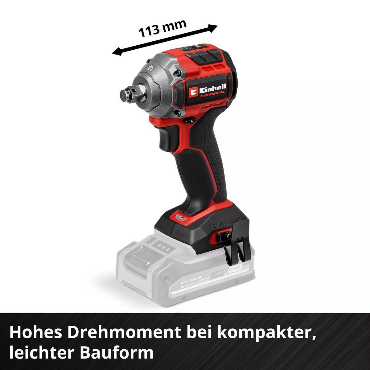 ♦ OUTLET ♦ Einhell Akku-Schlagschrauber » TP-CW 18/260-C Li BL-Solo « 18 V, PXC
