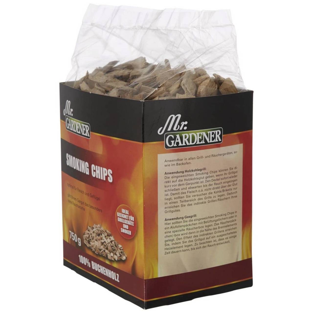 Mr. Gardener Räucherspäne 100% » Buchenholz « Smoking Chips