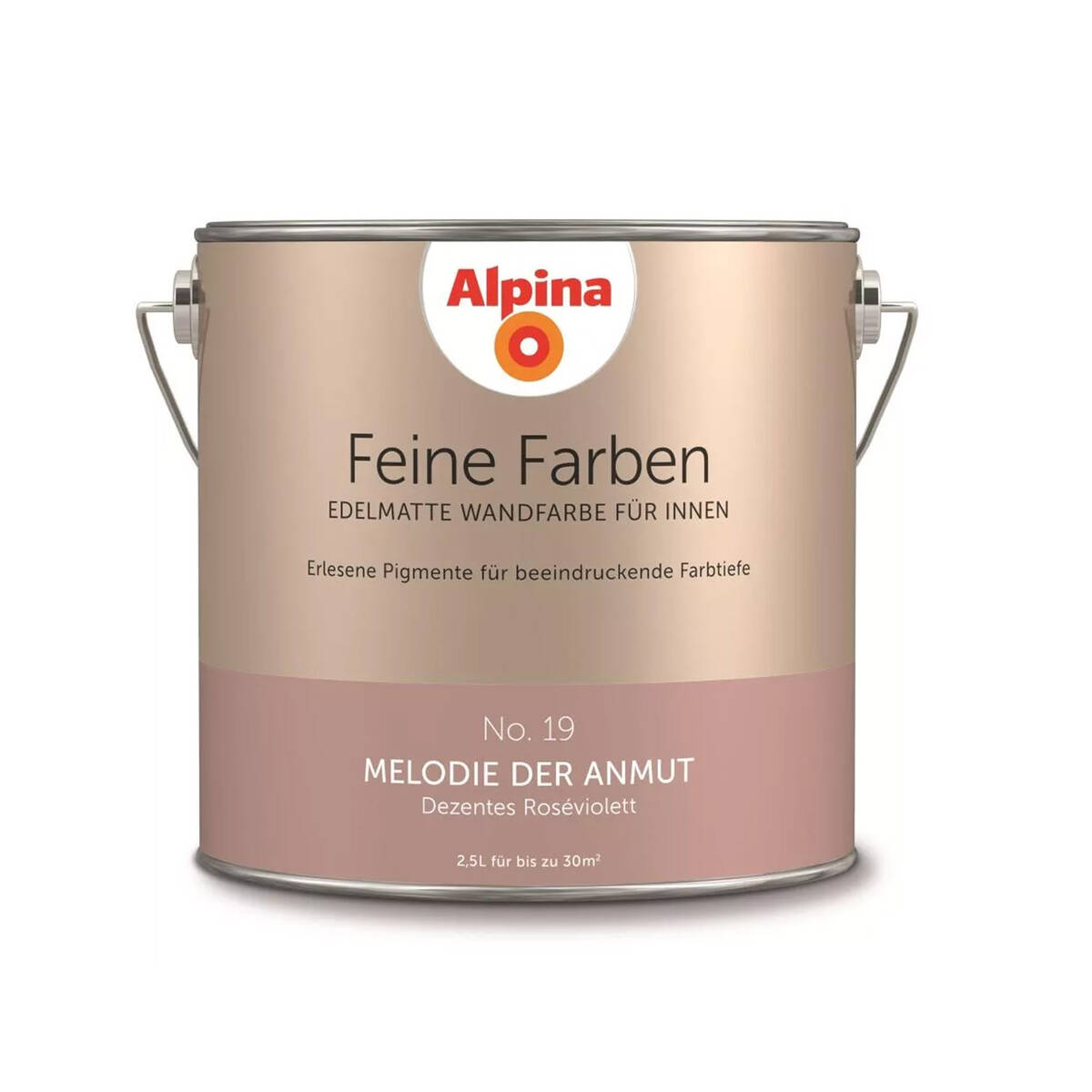 Alpina Feine Farben » Melodie der Anmut « 2,5 l, Roséviolett, No. 19