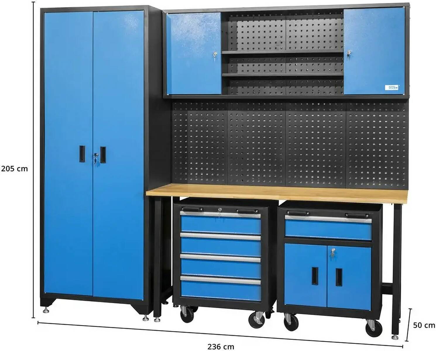 Güde Werkstatteinrichtungs-Set » GWS 6-tlg « All-in-One Lösung