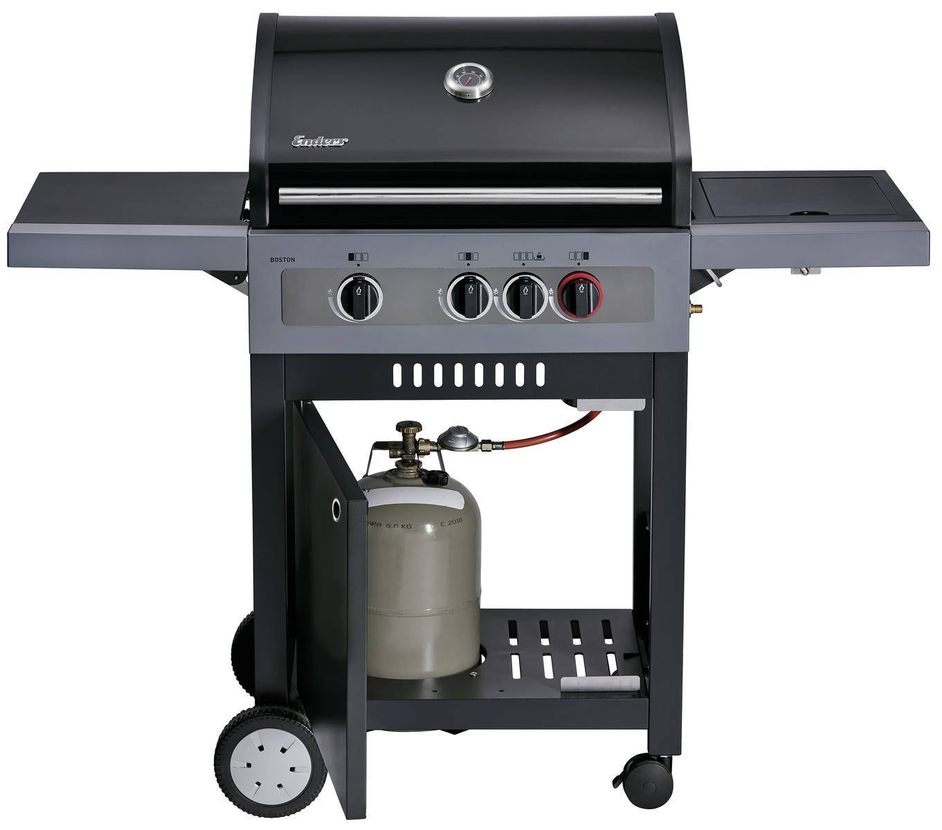 Enders Gasgrill »Boston 3K Turbo« Black - 13,65 kW - 3-Brenner