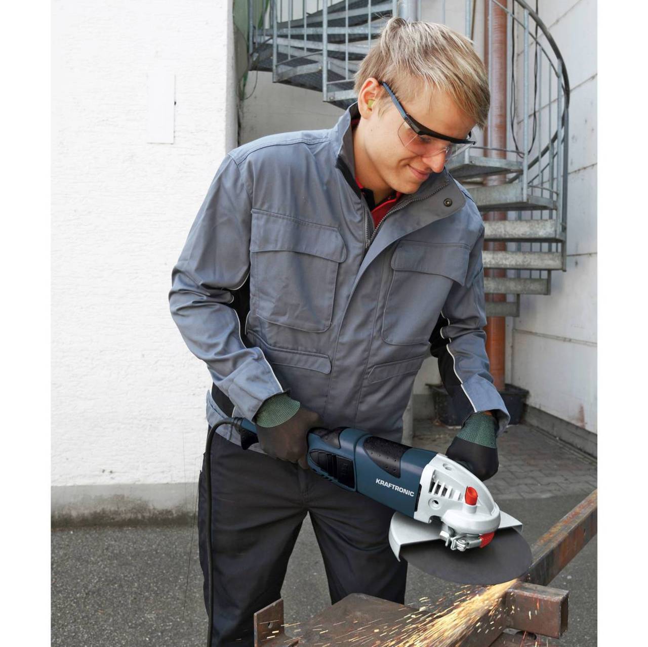 Kraftronic Winkelschleifer KT-WS 2000, 2.000W, 230 mm, Trennschleifer, Schleifer