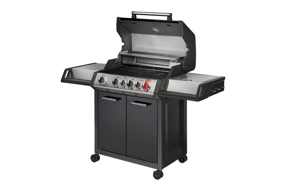 Enders Gasgrill » Monroe BLACK Pro 4 IK Turbo « 21,1 kW , TURBO ZONE™